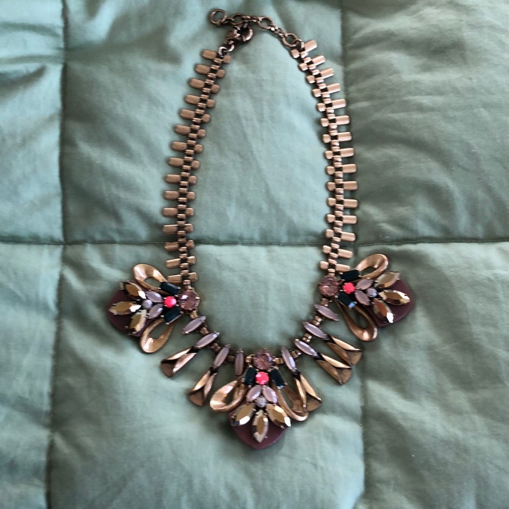 J.Crew Bumblebee Statement Necklace